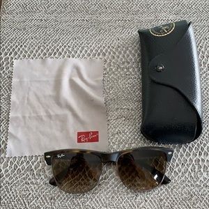 Ray Ban Oversized Clubmaster Demi Shiny Havana